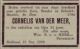 Overlijdensadvertentie Cornelis van der Meer (1892)