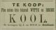 Advertentie witte en roode kool (L. de Hoog, 1878)