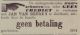 Waarschuwing om Jan van Beugen geen geld te lenen (1879)
