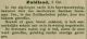 Boerderij van Bastiaan Zoeteman getroffen door bliksem (1895)