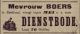 Mevr. Boers zoekt dienstbode (1898)